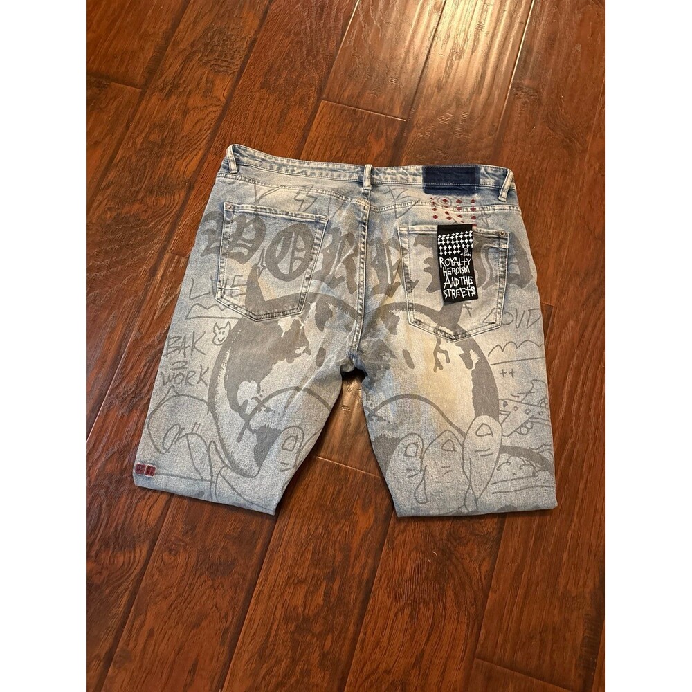 Ksubi World Tour Van Winkle Devil Smash Jeans Size 40” - Picture 3 of 6